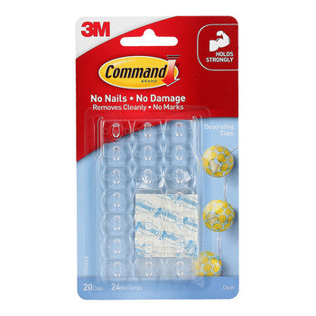 Clear Hooks Command Adhesive Mini 17006Clr-Vp