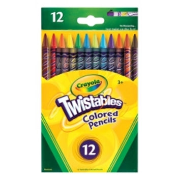 Pencil Coloured Crayola Twistable Pk12