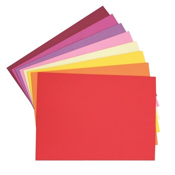 Sp- Board 200Gsm 510X640 Assorted Warm Tones Pk