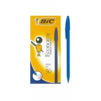 Pen Bic Bp Economy Med Blue Bx50