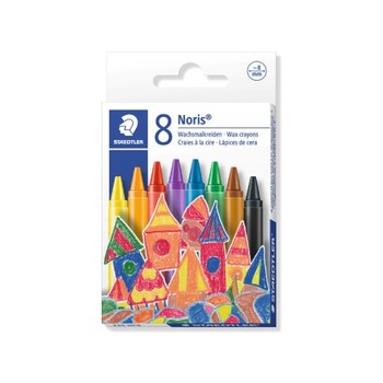 Crayons Staedtler Noris Club Waterproof Wax Pk8