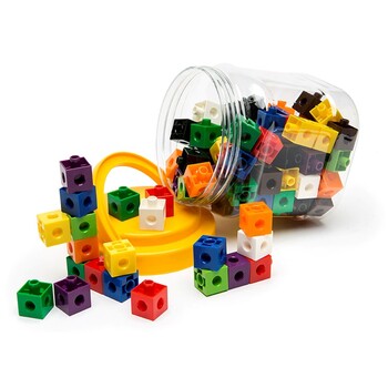 Sp- Linking Cubes Lcbf 20Mm 10 Asst Colours Jar 100