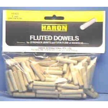 Dowels Fluted 6mmx30mm Pack 150