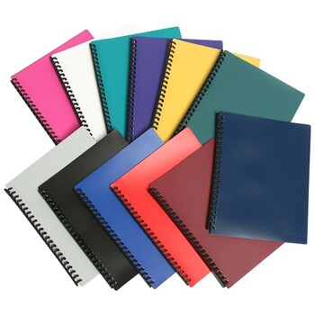 Sp- Display Book Marbig A4 Blue 40 Pkt Refillable