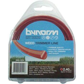 Bynorm Trimmer Line Red 2.4mm 15M