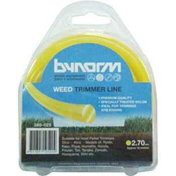 Bynorm Trimmer Line Yellow 2.7mm 12M