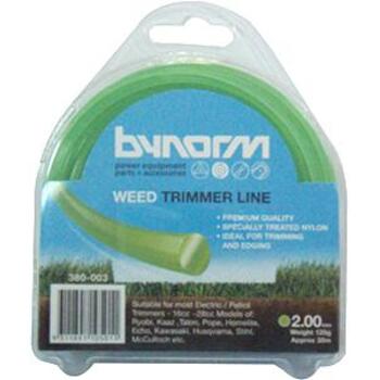 Bynorm Trimmer Line Green 2.0mm 125gm