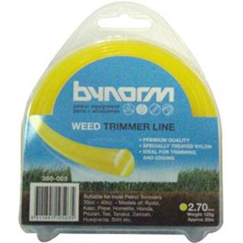 Bynorm Trimmer Line Yellow 2.7mm 125gm