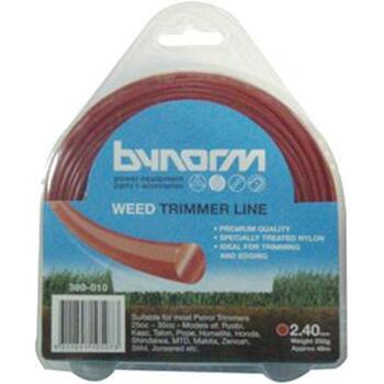 Bynorm Trimmer Line Red 2.4mm 250gm