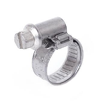 Clip Hose Worm Drive Stainless Steel Band 8-16mm