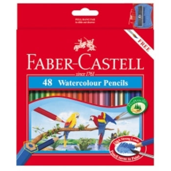 Pencil Coloured Faber-Castell Red Range Watercolour Pk48