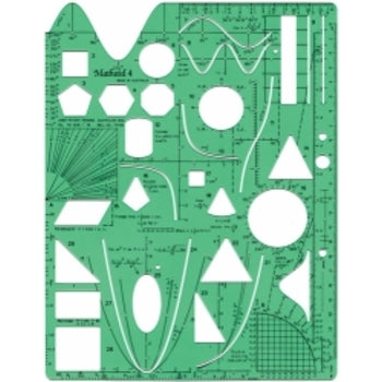 Stencil Template Math-Aid & Proliner Non-Formulae Yrs 9-12