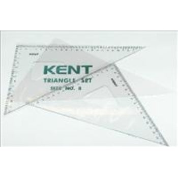 Set Square Kent No.8 Set 2 160Mm/230Mm