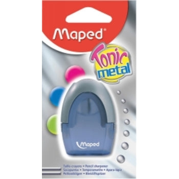 Sharpener Maped Tonic Metal Double W/Canister