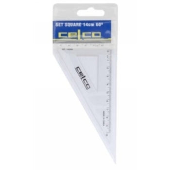 Set Square Celco 210Mm 60 Degree Clear