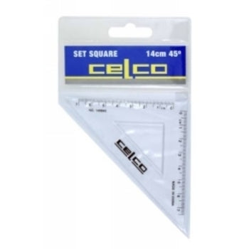 Set Square Celco 260Mm 45 Degree Clear
