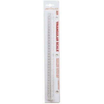 Scale Ruler Linex #322 Triangular 30Cm