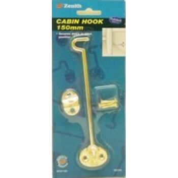 Hook Cabin P/brass 150mm