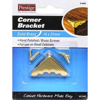 Corner Decor Brass 31X14mm Cd4