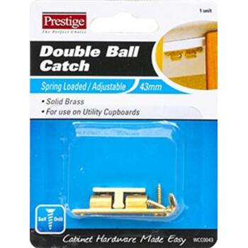 Catch Double Ball Brass 43mm