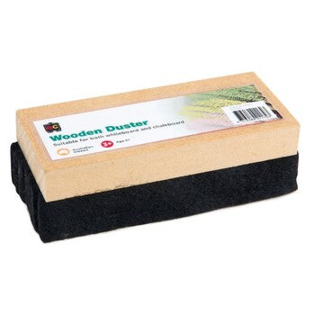 Eraser Chalk Wooded Blackboard Duster 110 X 50Mm Edvantage