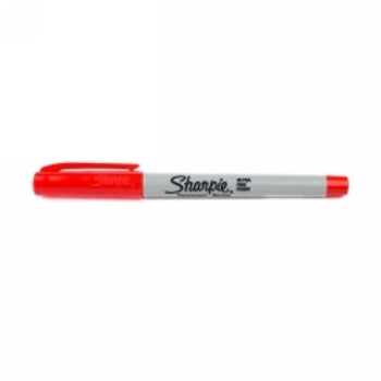 Marker Sharpie Permanent Fine Racey Red