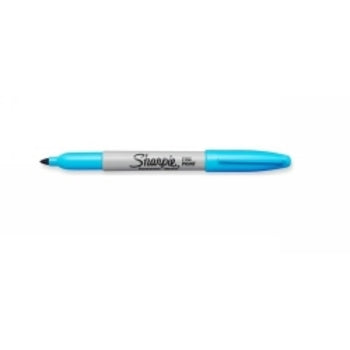 Marker Sharpie Permanent Fine Brilliant Blue