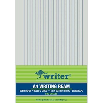 Exam Paper Writer A4 14Mm Dotted Thirds Landscape Ream 500