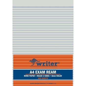 Exam Paper Writer A4 60Gsm Paper 8Mm Ruled Ream500