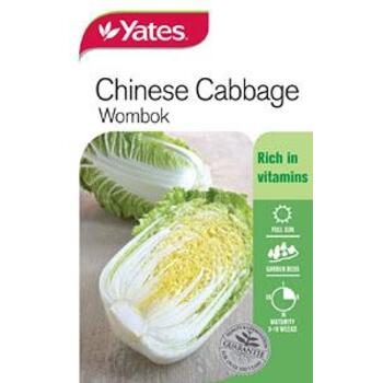 Yates Cabbage Chinese Wong Bok B Seeds