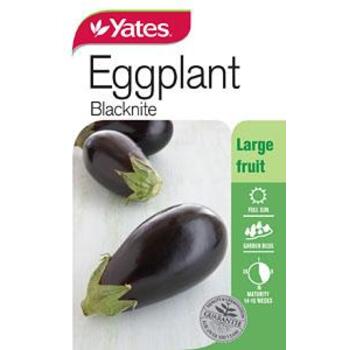 Yates Eggplant Supreme Blacknite Seeds