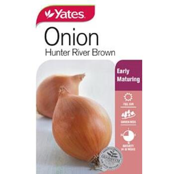 Yates Onion Hunter River Brown Seeds