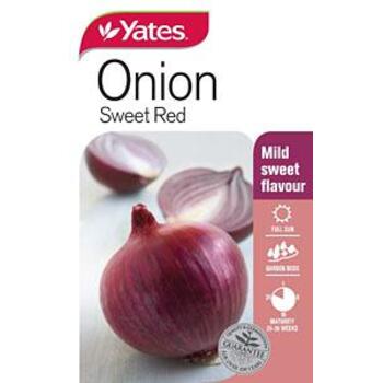 Yates Onion Mild Sweet Red Seeds