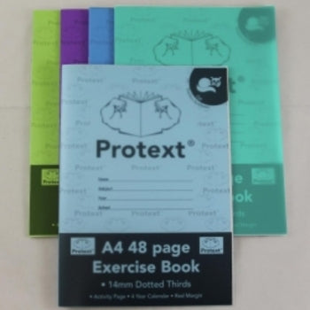 Exercise Book Protext A4 Pp 48Pg 14Mm Dotted Thirds Cat