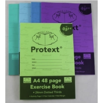 Exercise Book Protext A4 Pp 48Pg 24Mm Dotted Thirds Fish