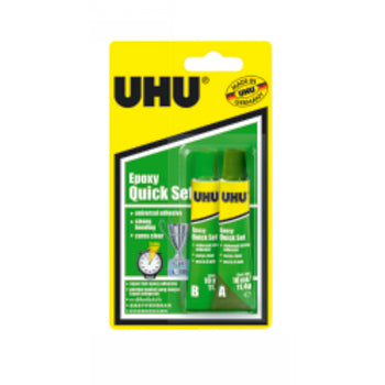 Glue Uhu Epoxy Quick Set 2 X 10Ml Tubes
