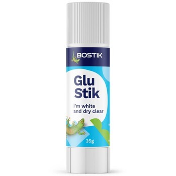 Glue Bostik 35Gm Glu Stik Clear Pk10