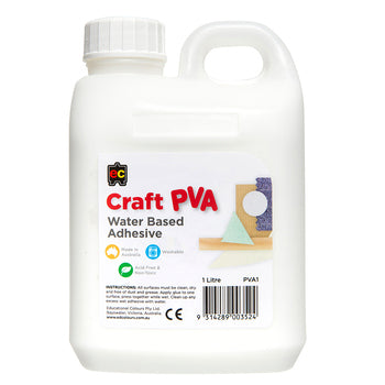 Glue Ec 1L Craft Pva Water Based