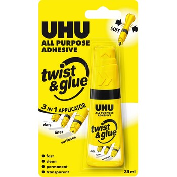 Glue Uhu Twist & Glue All Purpose 35Ml Crd