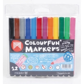 Sp- Marker Micador Colourfun Med Point Asst Wlt12