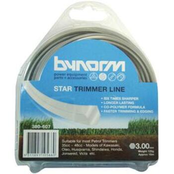 Bynorm Trimmer Line Star Grey 3.0mm 125gm