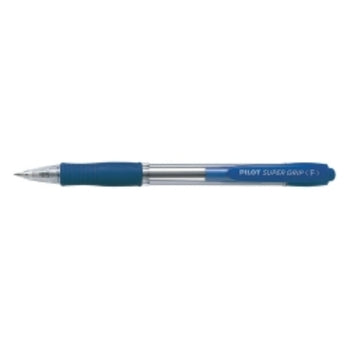 Pen Pilot Bp Super Grip Bpgp-10R Retract F Blue