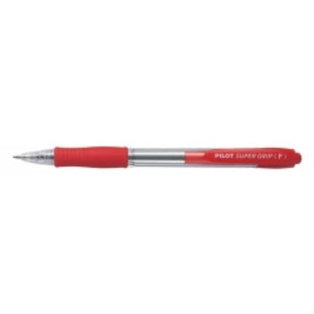 Pen Pilot Bp Super Grip Bpgp-10R Retract F Red