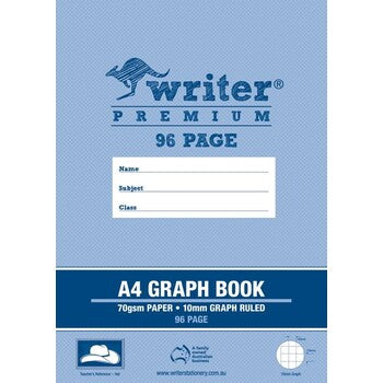 Graph Book Writer Premium A4 96Pg 10Mm Hat