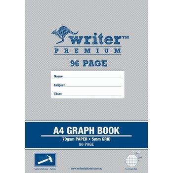 Graph Book Writer Premium A4 96Pg 5Mm Hammer