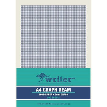 Graph Paper Writer A4 2Mm Portrait Pk500