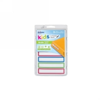 Sp-Labels Writable Avery 89X16Mm Pk35 Kids Id Blue/Green/Red