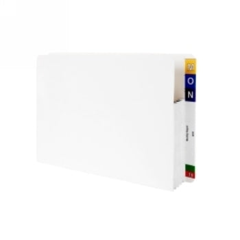 Sp- Wallet Lateral Avery Fsc Concertina White Bx25