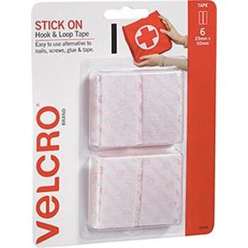 Velcro Hook & Loop White 25mm