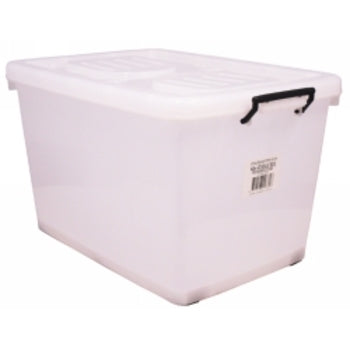 Storage Box Italplast 90Lt With Lid & Rollers
